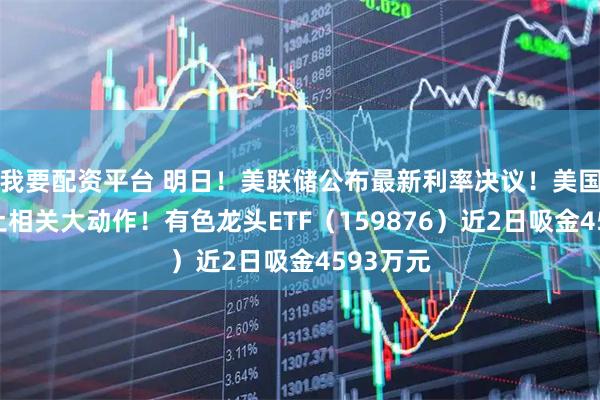 我要配资平台 明日！美联储公布最新利率决议！美国爆出稀土相关大动作！有色龙头ETF（159876）近2日吸金4593万元