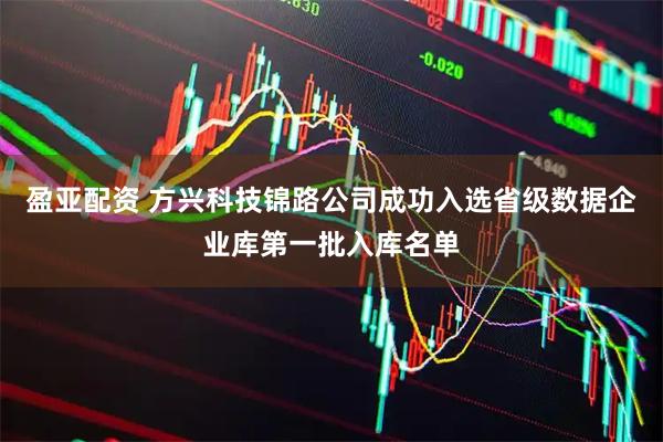 盈亚配资 方兴科技锦路公司成功入选省级数据企业库第一批入库名单